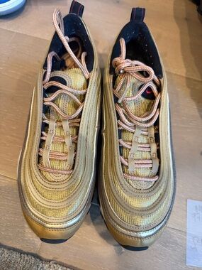 Nike Air Max 97 Gold Sneakers